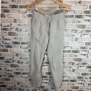 Aritzia Sweatfleece Cozy Fleece Boyfriend Fit Sweatpants Grey Heather Small
